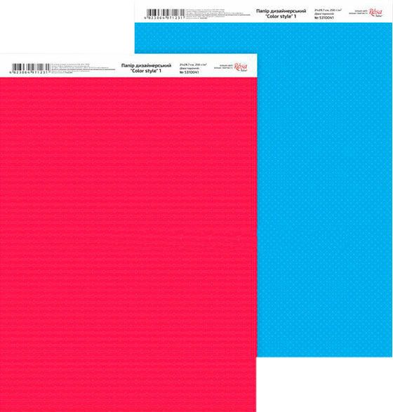 Бумага для дизайна Color style 1 5310041 Rosa Talent