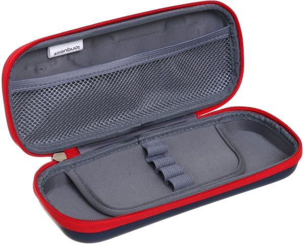 Пенал каркасный Гонщик синий