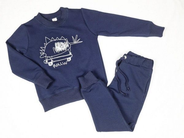 Спортивний костюм Luna Kids 2 д/х р.98 темно-синій 