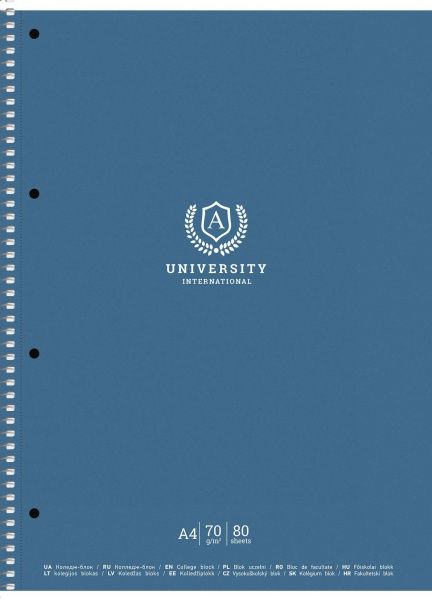 Блокнот А4 80 листов клетка A4-CC-080-6503K Школярик