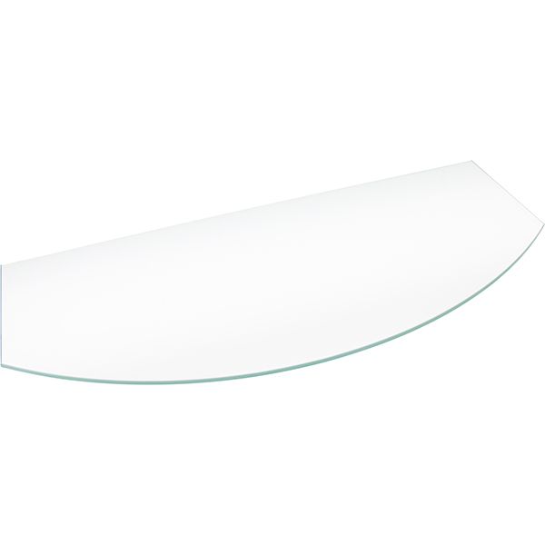 Полка стеклянная BC арка 600x250 мм прозрачный 