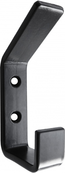 Крючок двойной 35 мм черный матовый RAL 9005