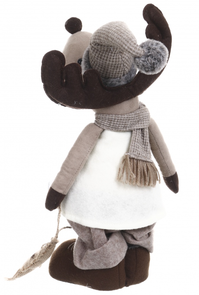 Декорація новорічна Лось на висувних ніжках 24x77 см коричневий 2 асортимента LF2223028AB