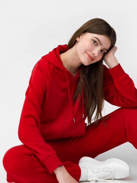 Джемпер 4F SWEATSHIRT F0866 4FSS23TSWSF0866-62S р. S красный