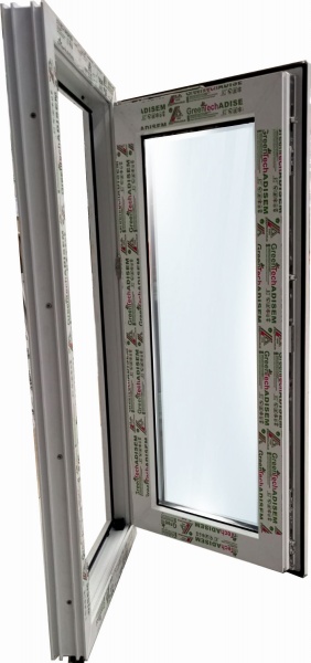 Вікно поворотно-відкидне GreenTech 60 600x800 мм праве 