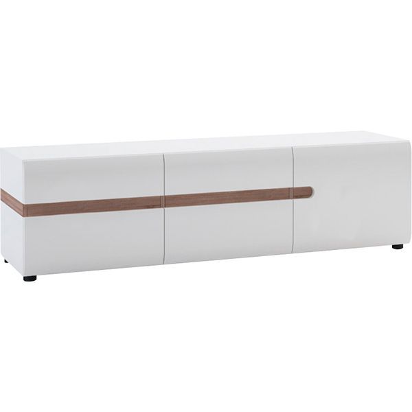 Комод Meble Wojcik Linate 51 RTV 3D LTK-02 трюфель/альпійський білий