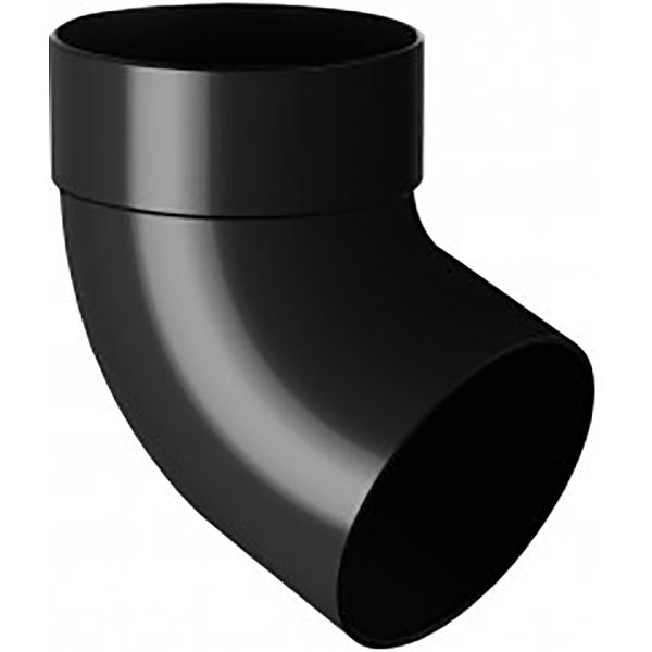 Відвід RAINWAY Rainway одномуфтовий 67° графітовий 100 мм графіт 