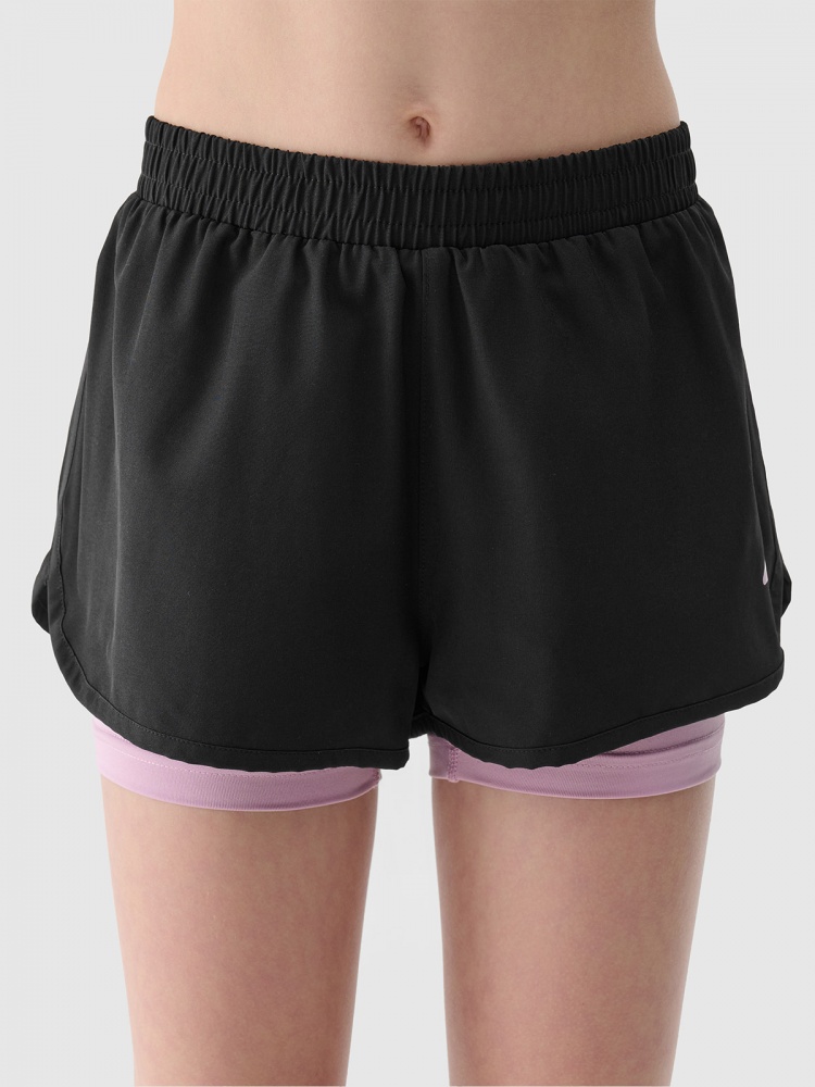 Шорти 4F SHORTS FNK F0844 4FJWSS25TFSHF0844-20S р. 122-128 чорний