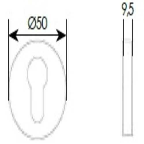 Фиксатор Ilavio 1055 WC матовый никель