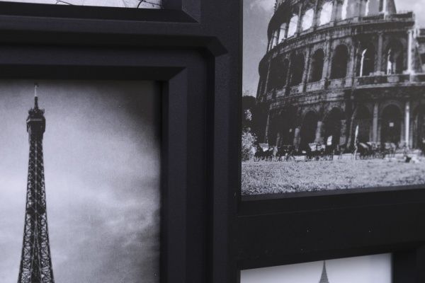 Рамка для фото Koopman коллаж 43.5х25х3 см черный 