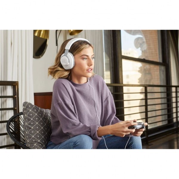 Гарнітура JBL® Quantum 100 white (JBLQUANTUM100WHT) 