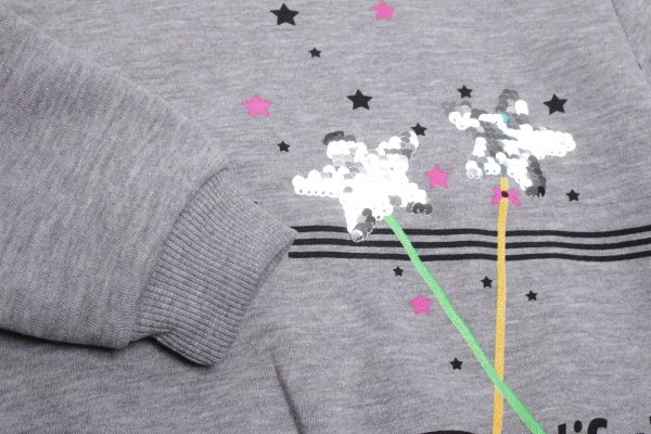 Свитшот ALG р.116 темно-серый 621445 