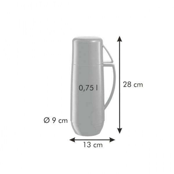 Термос Family Colori 0.75 л оранжевый Tescoma