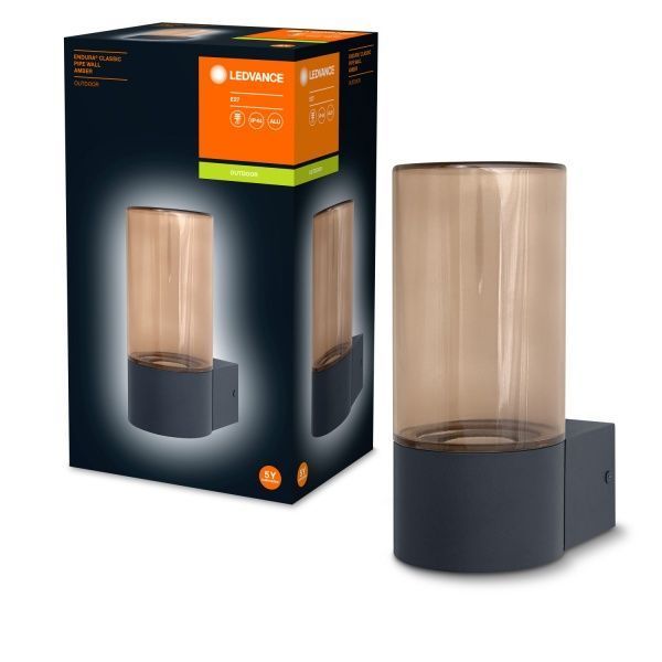 Бра Ledvance Endura Classic Pipe Wall E27 25 Вт IP44 темно-серый 