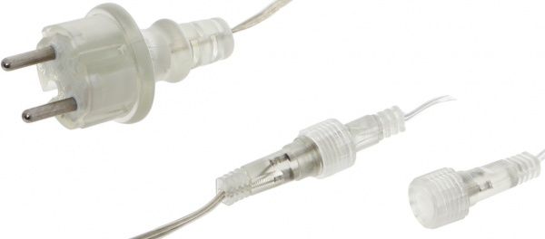 Электрогирлянда Сосульки желтые встроенный светодиод (LED) 100 ламп 2 м