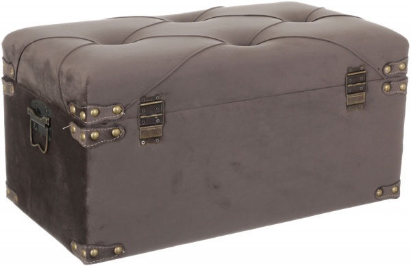 Скриня-пуф Велюр мокко 57х30х29 см 