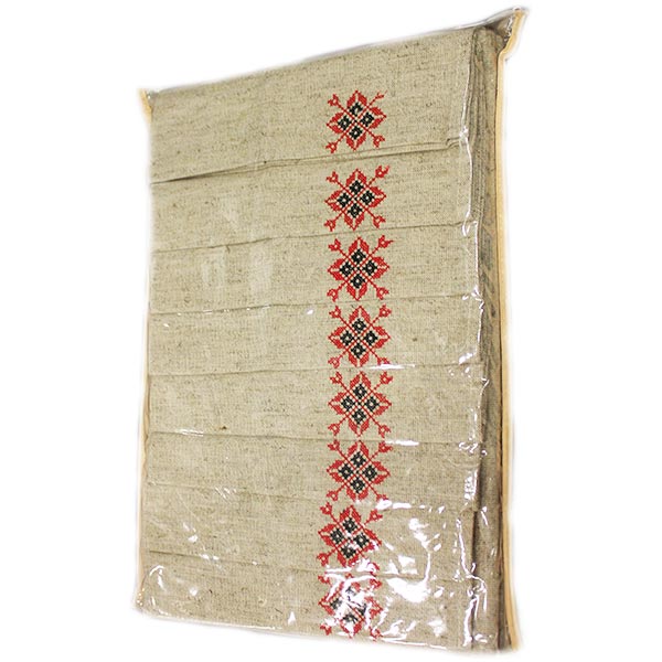 Комплект столовий скатертина та 8 серветок льон Ярослав 