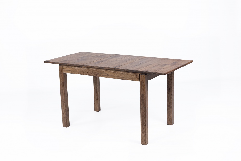 Стол обеденный LORI Прага Еко 1100(1500)x700x750мм дымчатый/дуб