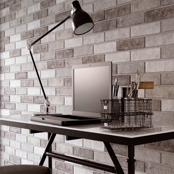 Плитка Golden Tile BrickStyle Seven tones сірий 342020 6x25 