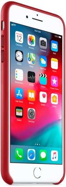 Чохол Apple для Apple iPhone 8 Plus/7 Plus red (MQHN2ZM/A) Leather Case