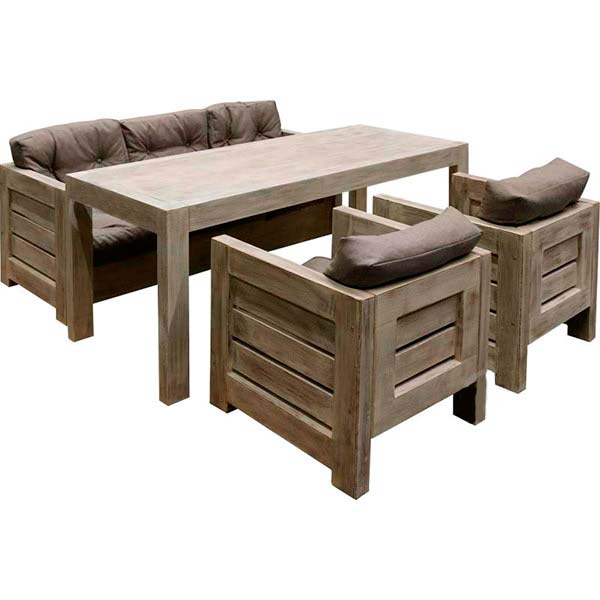 Комплект деревянной мебели Komfu wood 1