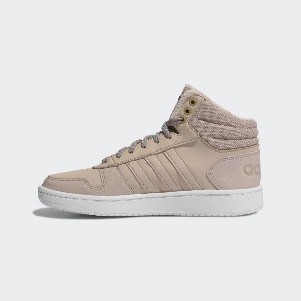 Ботинки Adidas HOOPS 2.0 MID EE7876 р. 4,5 бежевый