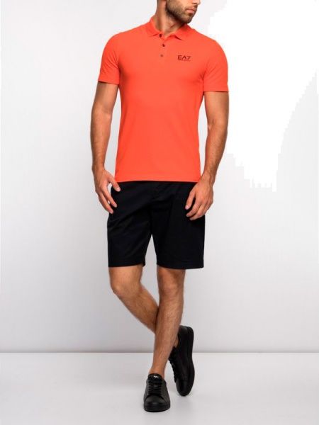 Поло EA7 JERSEY_POLO_SHIRT 3GPF52-PJ04Z-1683 L червоний