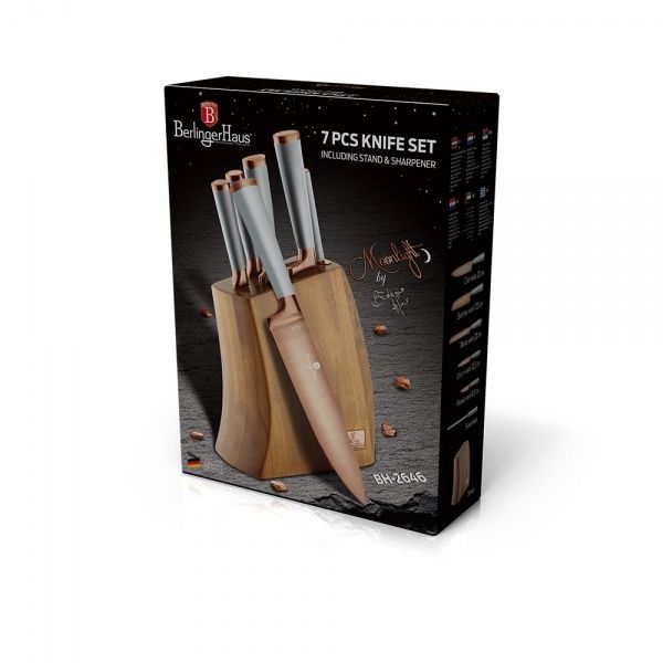 Набір ножів у колоді Moonlight Edition 7 предметів BH 2646 Berlinger