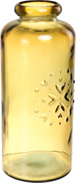 Ваза стеклянная Желто-золотой ALPINE San Miguel