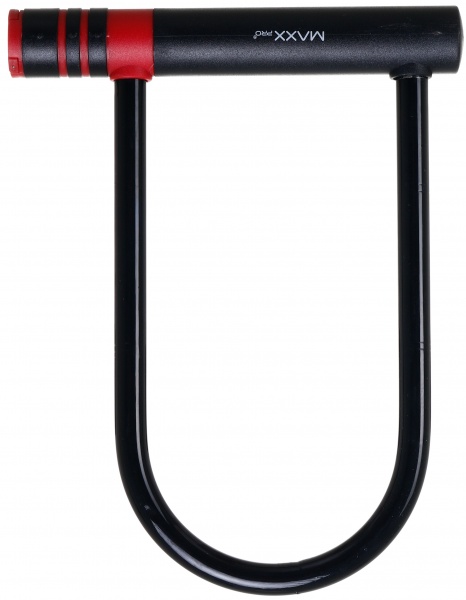 Замок велосипедный MaxxPro UL-245 красный с черным