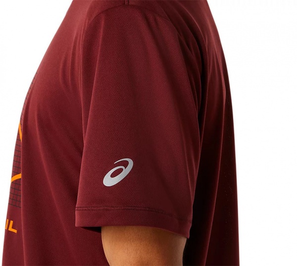 Футболка Asics FUJITRAIL LOGO SS TOP 2011C381-600 р.S червоний