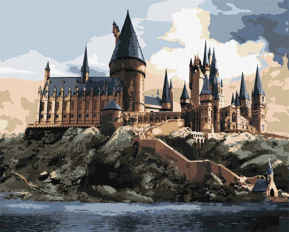 Картина по номерам Harry Potter: Хогвартс днем ©Warner Bros 40х50 см Ideyka
