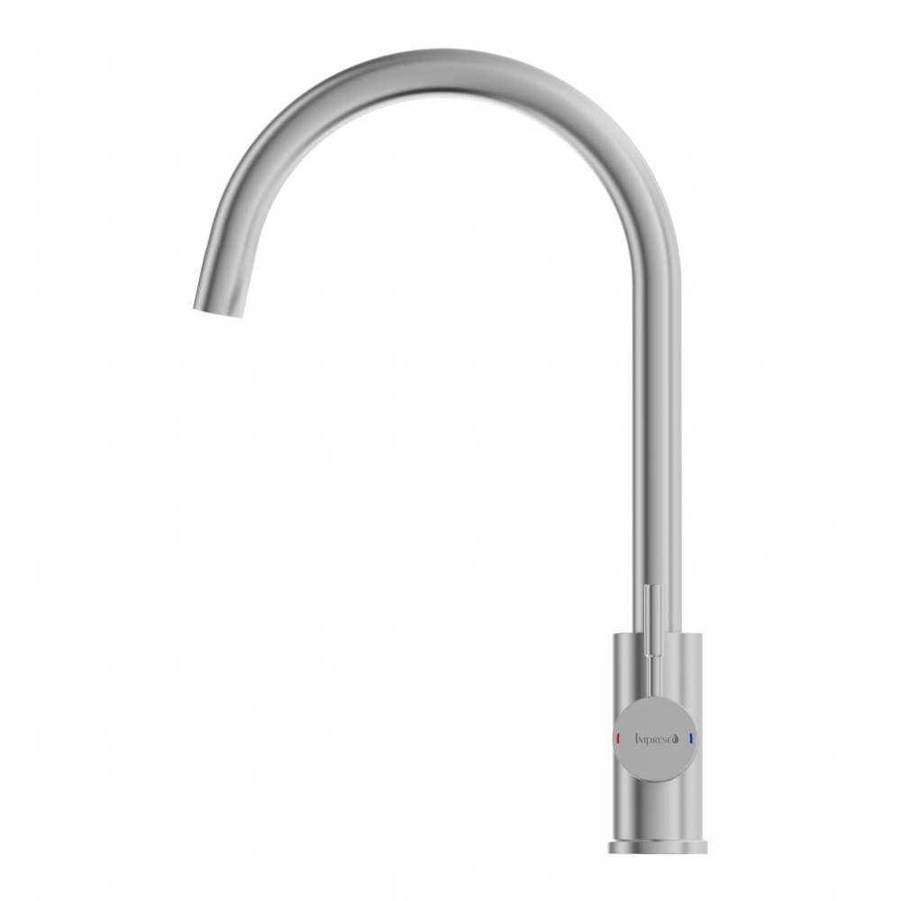 Смеситель для кухни Imprese ARGO-S f03409016FS, с подключением питьевой воды, сталь