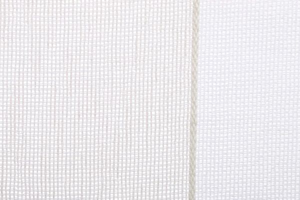 Ткань тюлевая сетка с полосками 295 см кофейный 