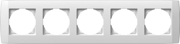 Рамка пятиместная TEM Logiq универсальная белый OQ50PW-U