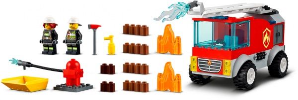 Конструктор LEGO City Пожежна машина з драбиною 60280