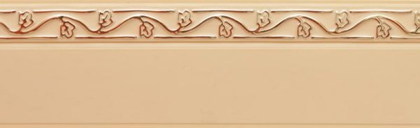 Декоративная накладка АГС для карниза Цветок 5 см наборной бежевый 