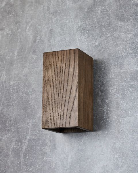 Бра Iterna Brygge L темный ясень 2xG9 дерево темное 