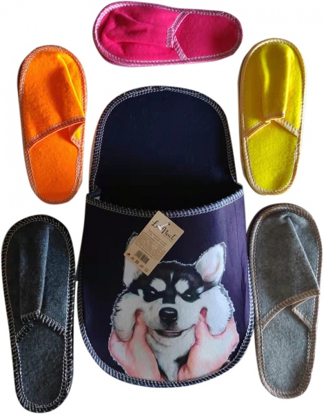 Набор тапочек La Nuit для гостей 5 пар р.one size разноцветный Husky 