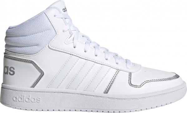 Кроссовки Adidas HOOPS 2.0 MID FY6023 р.UK 5 белый