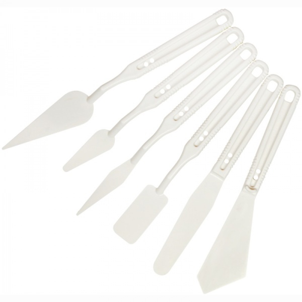 Набор мастихинов пластиковых 6 шт. MPPK6 Mungyo 