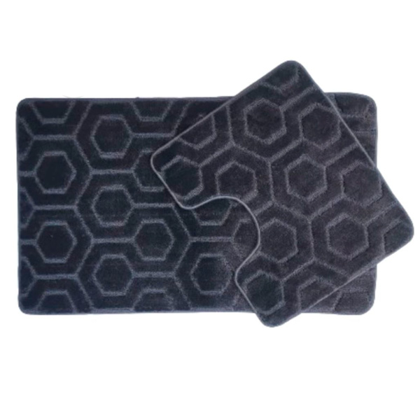 Набор ковриков Dariana Standard 60x100 см м 60x50 см серый соты 1000009628