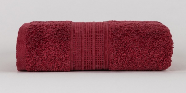 Полотенце махровое Classic 50x90 см марсала Saffran 