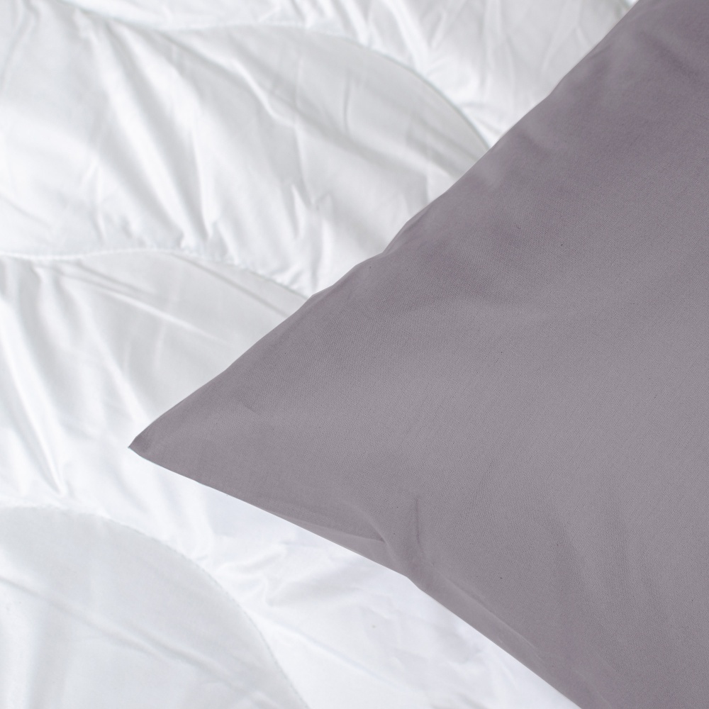 Наволочка Моно 70x70 см тауп