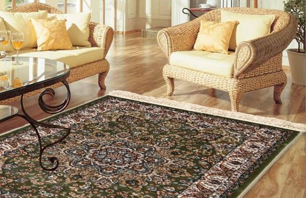 Ковер Roger Vanden Berghe Comtesse midgreen irani 02M090 0,8x1,2 м