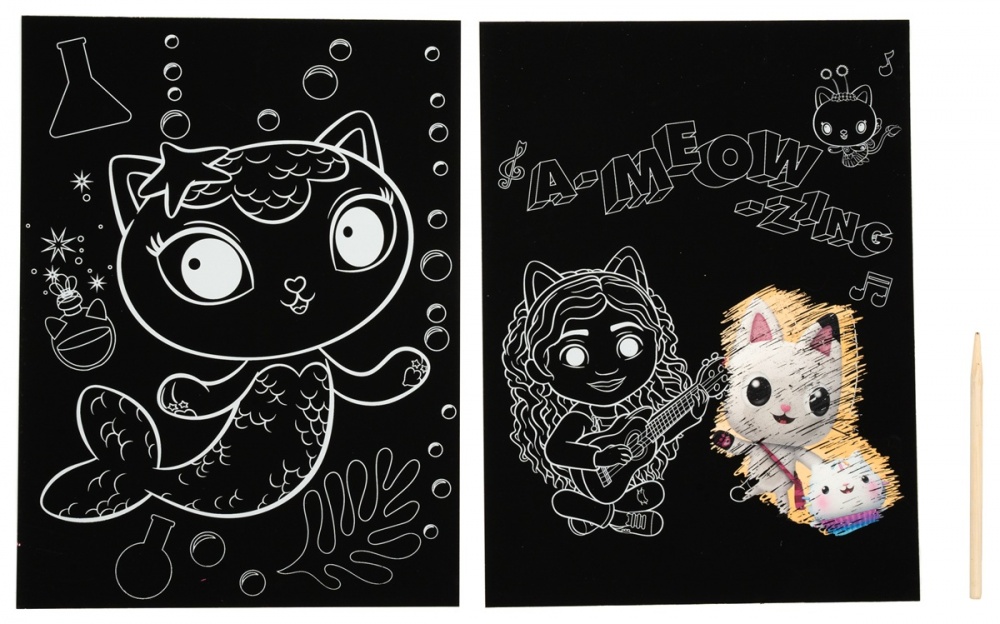 Скретч-розмальовка «Gabby's Dollhouse»