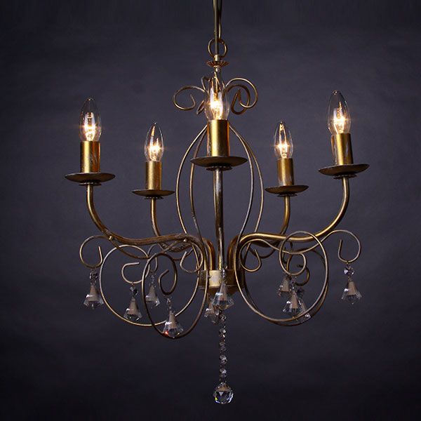 Люстра Vitaluce V1273/5 золотая