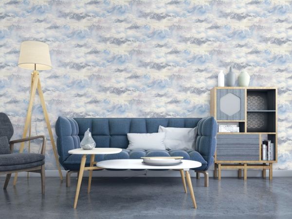 Шпалери вінілові на флізеліновій основі Слов'янські шпалери Elegance collection Карпати 2347-10 1,06x10,05 м 