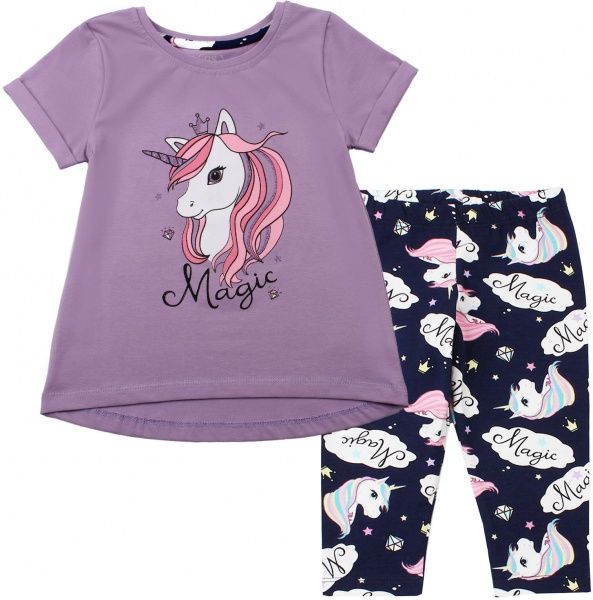 Костюм для дівчаток Фламінго р.92 бузковий 046-420 