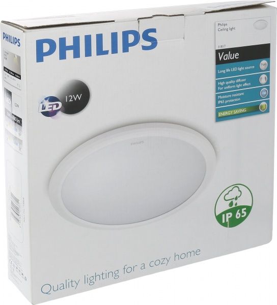 Светильник светодиодный Philips 31817 12 Вт белый 6500 К 915004489401 